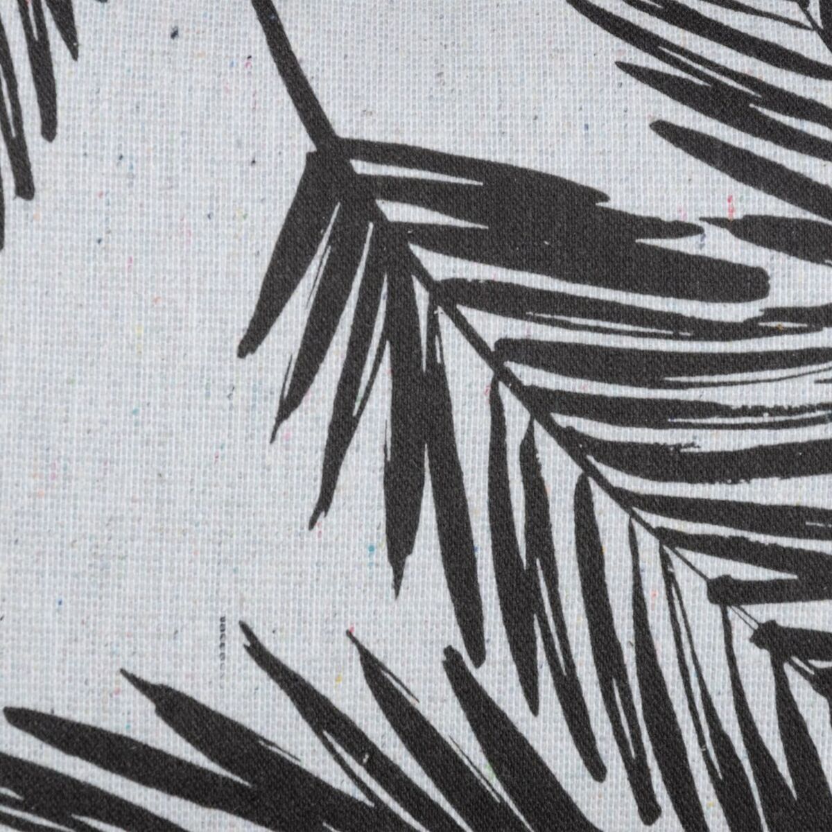 Kussen Polyester Katoen Wit Zwart Lakens 45 x 30 cm